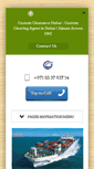 Mobile Screenshot of customclearingdubai.com